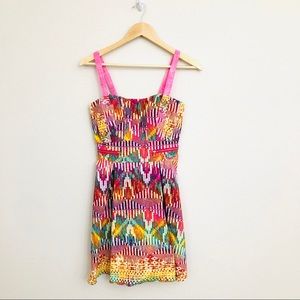 Guess dress multi color spring special size 8